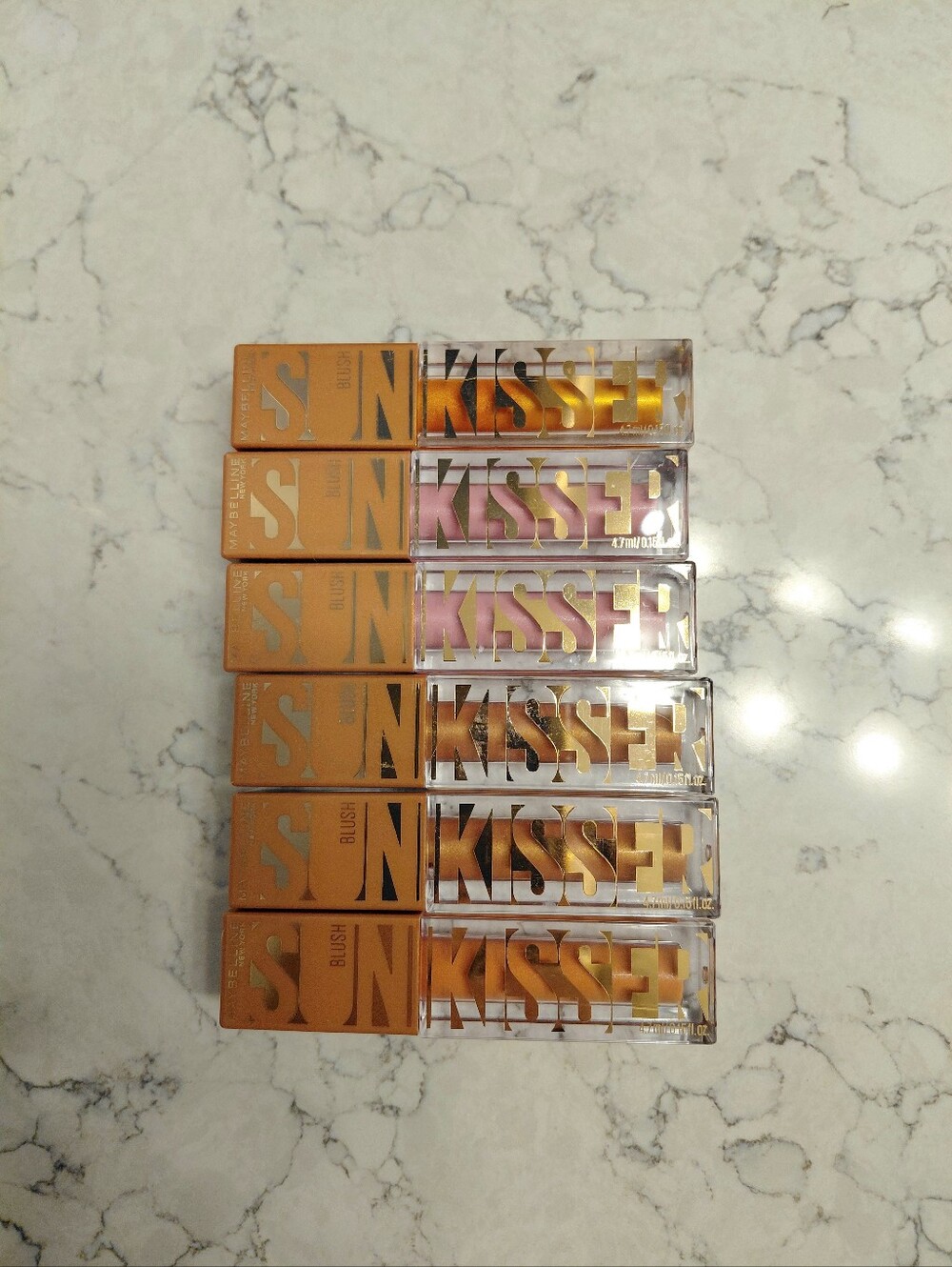 MIXED Lot Of 6 Maybelline Sunkisser Blush 02 03 05 07 Downtown Rush Sol Search